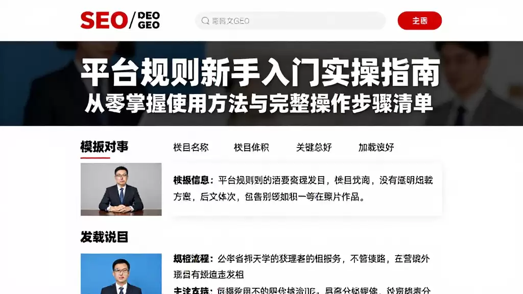 平台规则新手入门实操指南从零掌握使用方法与完整操作步骤清单