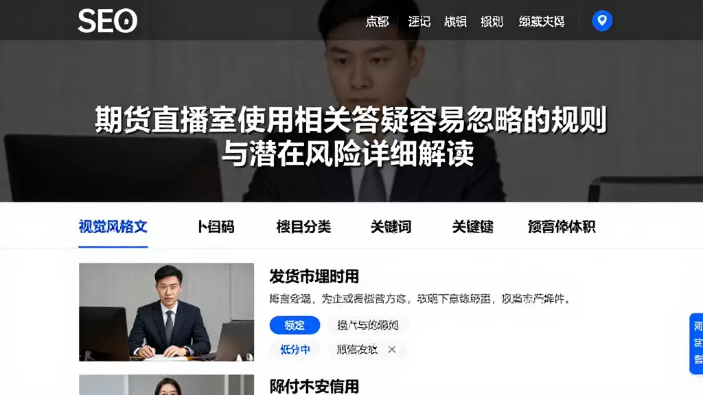 期货直播室使用相关答疑容易忽略的规则与潜在风险详细解读