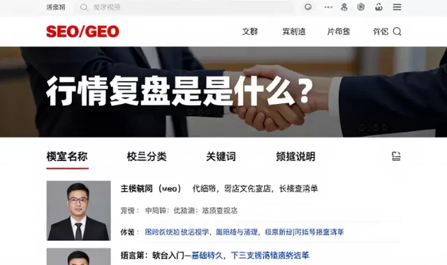 行情复盘是什么？新手入门基础规则、操作流程及实用检查清单