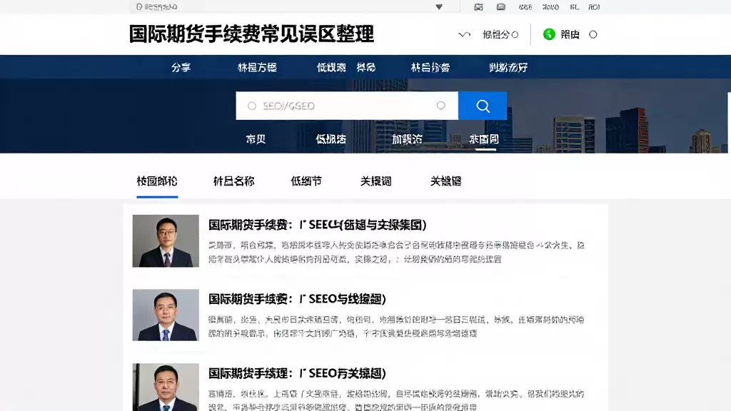 国际期货手续费常见误区整理从基础规则入手梳理相关判断方法与实操要点