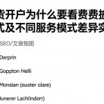 国际期货开户为什么要看费用披露费用计算方式及不同服务模式差异实操指南