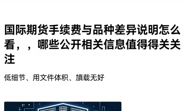 国际期货手续费与品种差异说明怎么看，哪些公开相关信息值得重点关注
