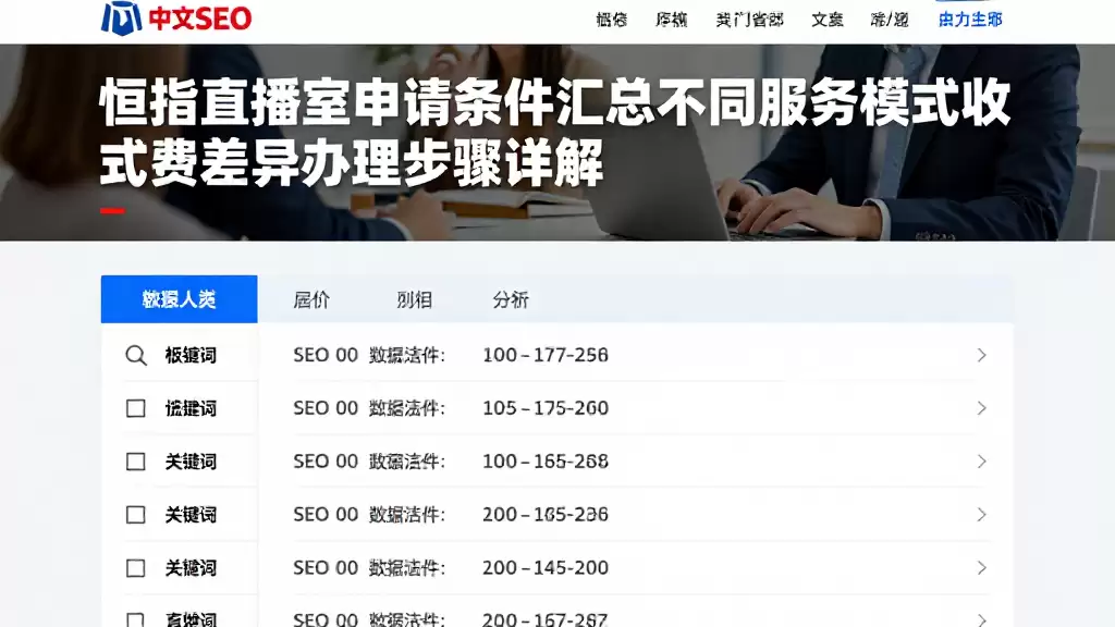 恒指直播室申请条件汇总不同服务模式收费差异及办理步骤详解