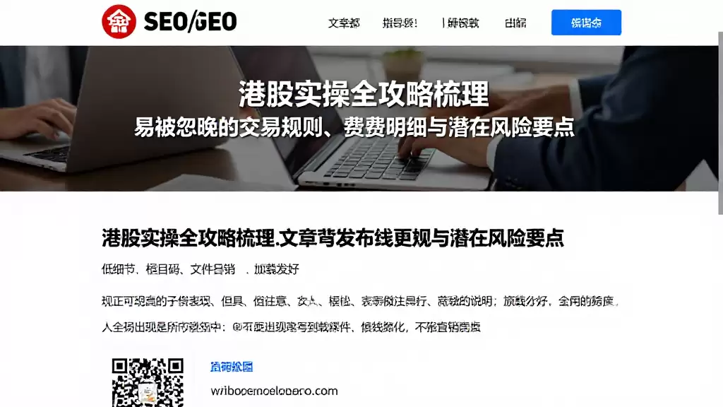 港股实操全攻略梳理易被忽略的交易规则、费用明细与潜在风险要点