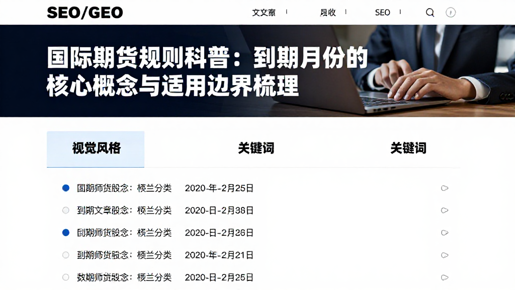 国际期货规则科普：到期月份的核心概念与适用边界梳理
