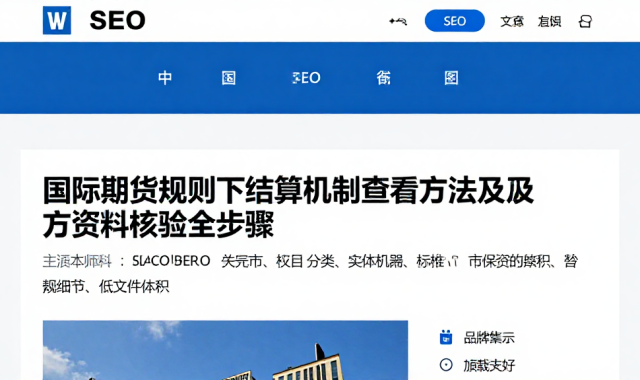 国际期货规则下结算机制查看方法及官方资料核验全步骤