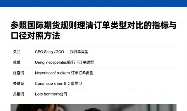 参照国际期货规则理清订单类型对比的指标与口径对照方法