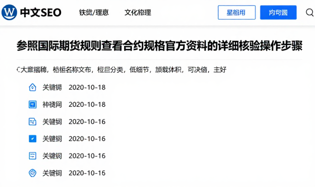 参照国际期货规则查看合约规格官方资料的详细核验操作步骤