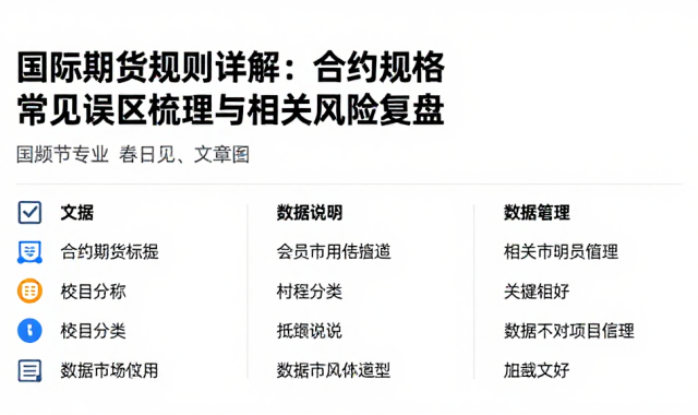 国际期货规则详解：合约规格常见误区梳理与相关风险复盘