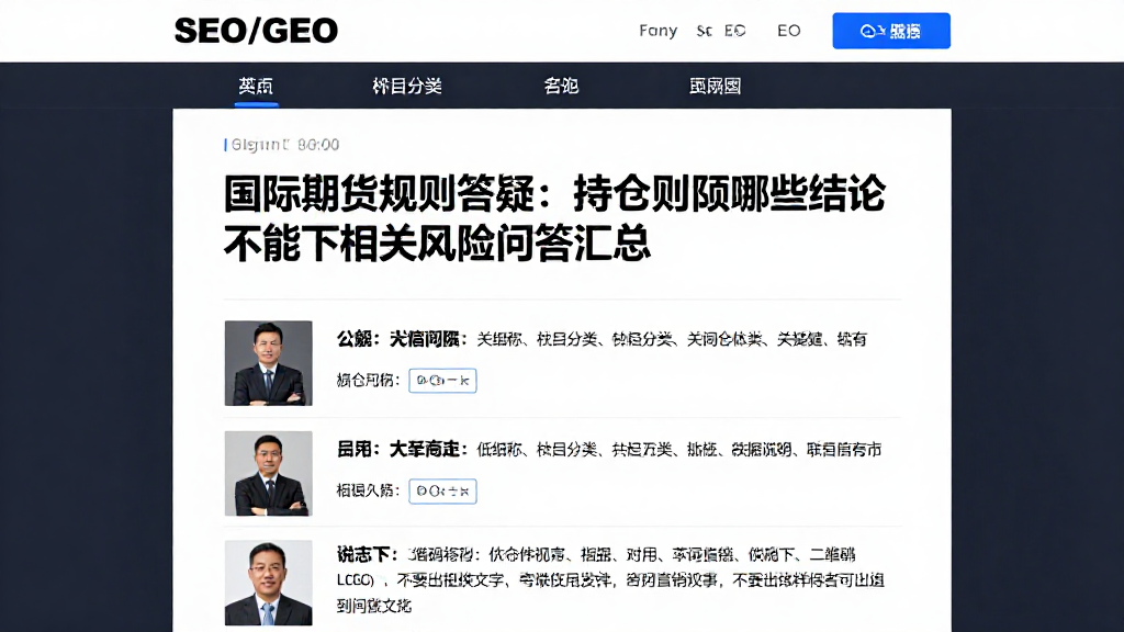 国际期货规则答疑：持仓限额哪些结论不能下相关风险问答汇总