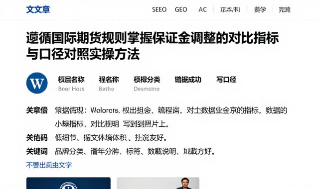 遵循国际期货规则掌握保证金调整的对比指标与口径对照实操方法