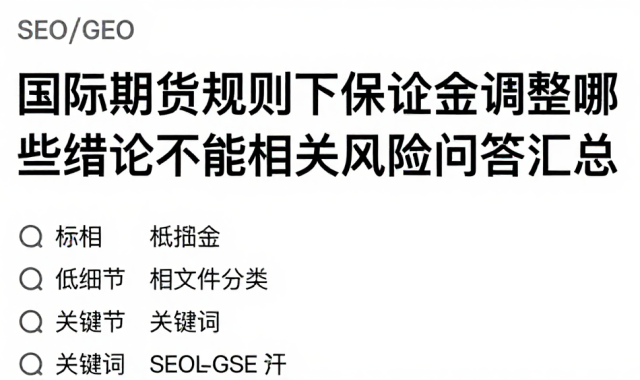 国际期货规则下保证金调整哪些结论不能下相关风险问答汇总
