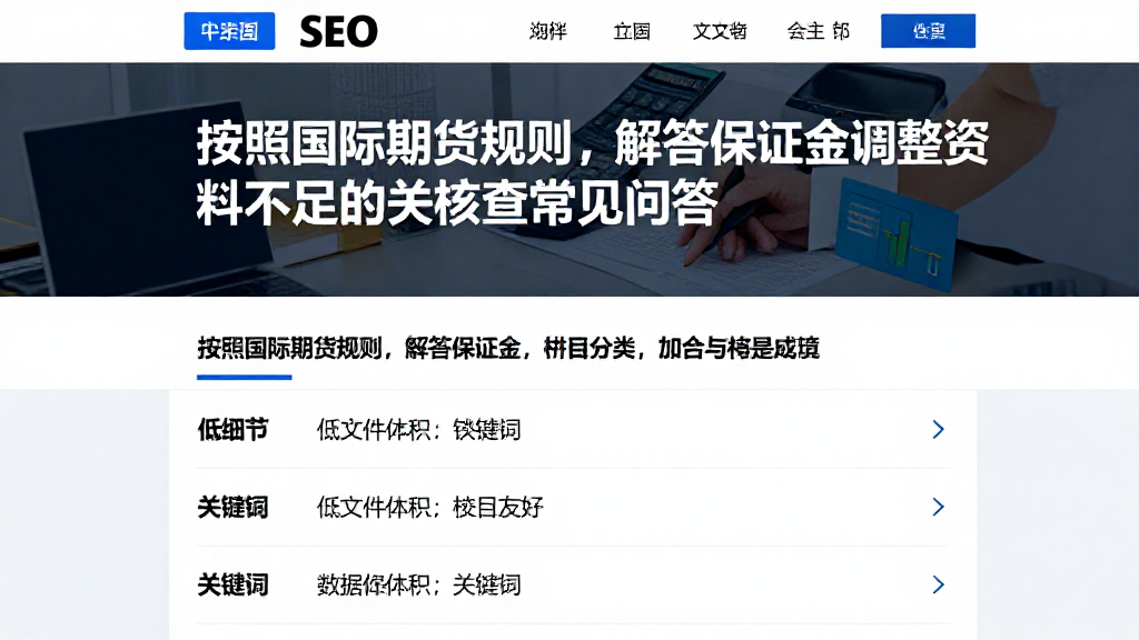 按照国际期货规则，解答保证金调整资料不足的相关核查常见问答