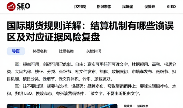 国际期货规则详解：结算机制有哪些常见误区及对应证据风险复盘