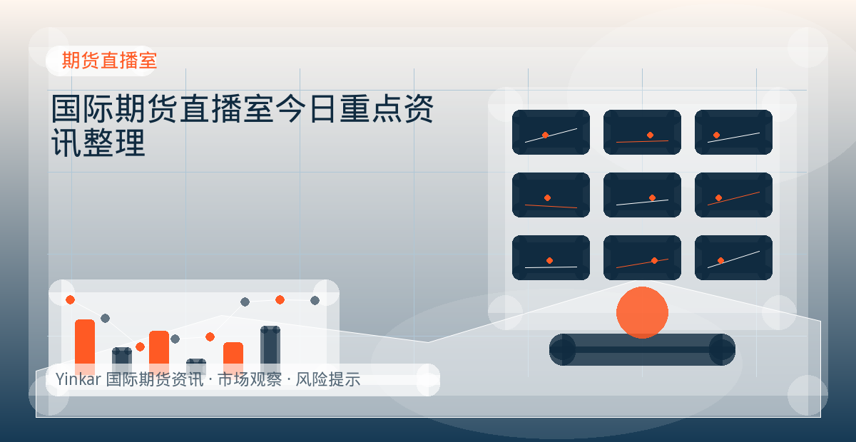 国际期货直播室今日重点资讯整理配图：期货直播室行情观察与市场分析
