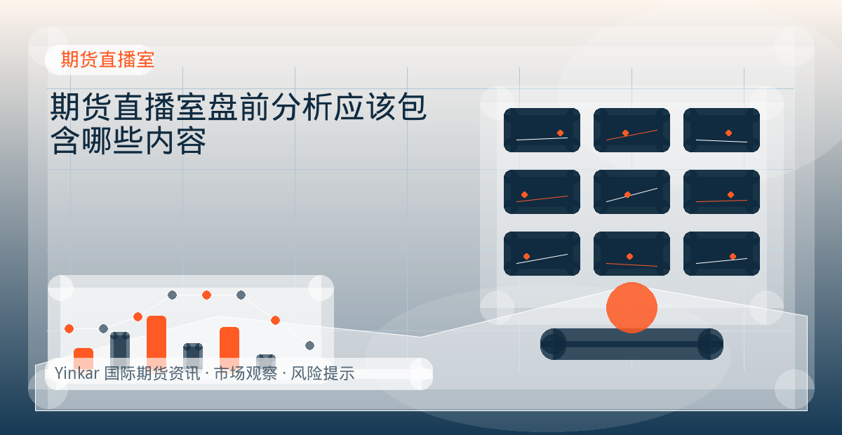 期货直播室盘前分析应该包含哪些内容配图：期货直播室行情观察与市场分析